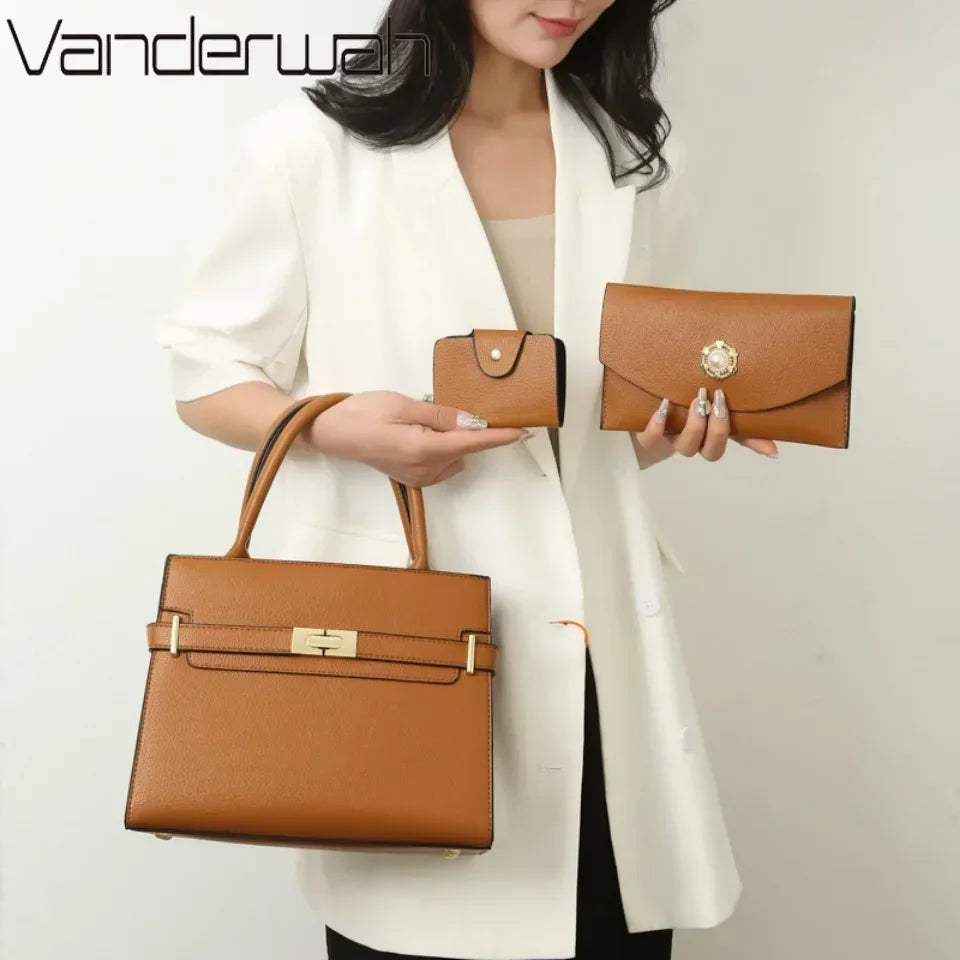 The Aurelia Structured Satchel Set