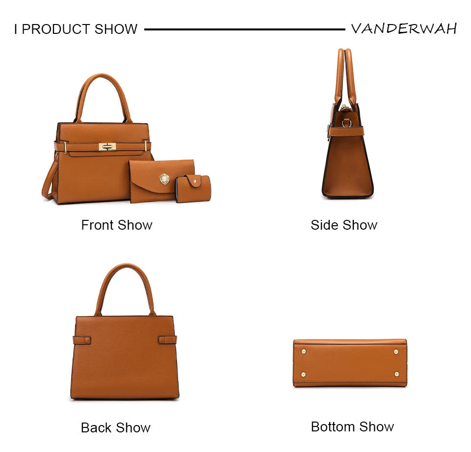 The Aurelia Structured Satchel Set