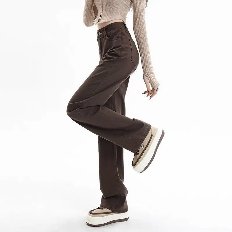 Cocoa Wide-Leg Denim