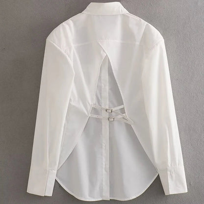Structured Cutout Shirt
