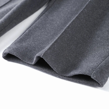 Wrap-Front Wool Suit Set