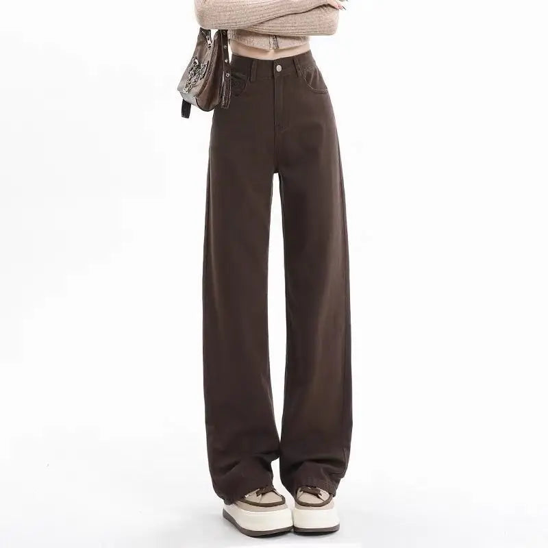 Cocoa Wide-Leg Denim