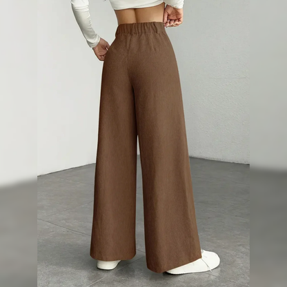 Cocoa Corduroy Wide-Legs