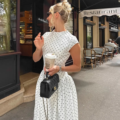 Riviera Polka Dot Midi