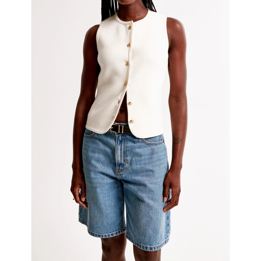 Contrast Trim Knit Tank