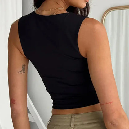 The Noir Fitted Tank