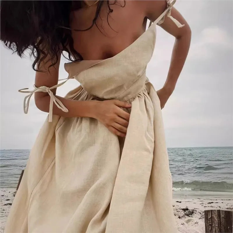 Solstice Linen Midi