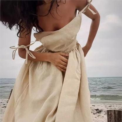Solstice Linen Midi
