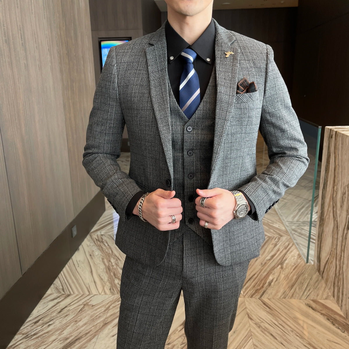 The Greystone Three-Piece