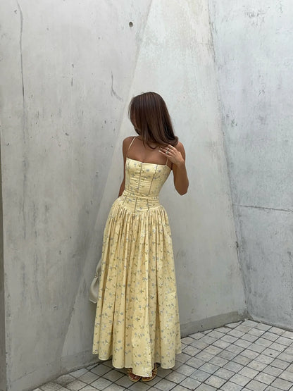 Buttercup Bloom Corset Midi