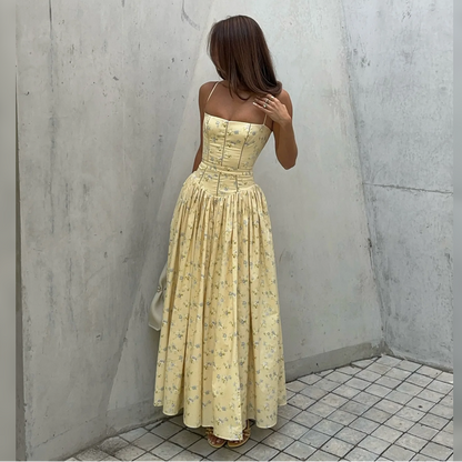 Buttercup Bloom Corset Midi