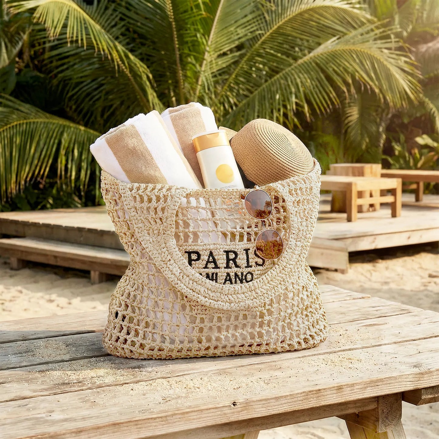 Riviera Crochet Tote