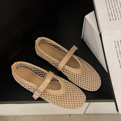 Luna Mesh Mary Janes