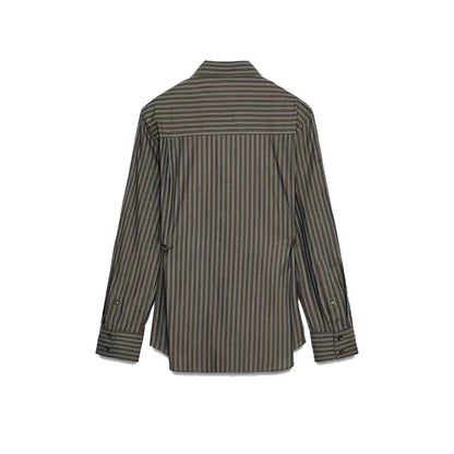Striped Shirt & Barrel Trouser Set
