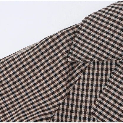 Gingham Cinch Jacket