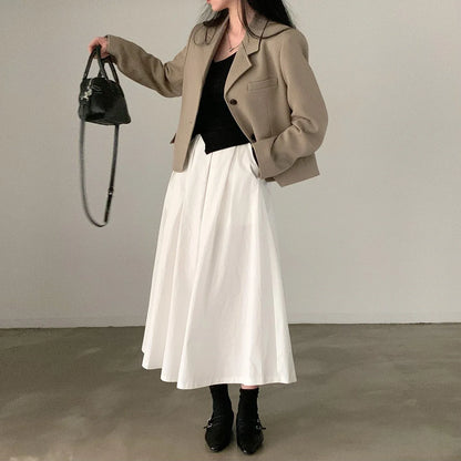 The Atelier Pleat Skirt