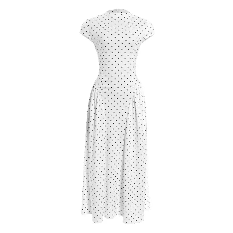 Riviera Polka Dot Midi