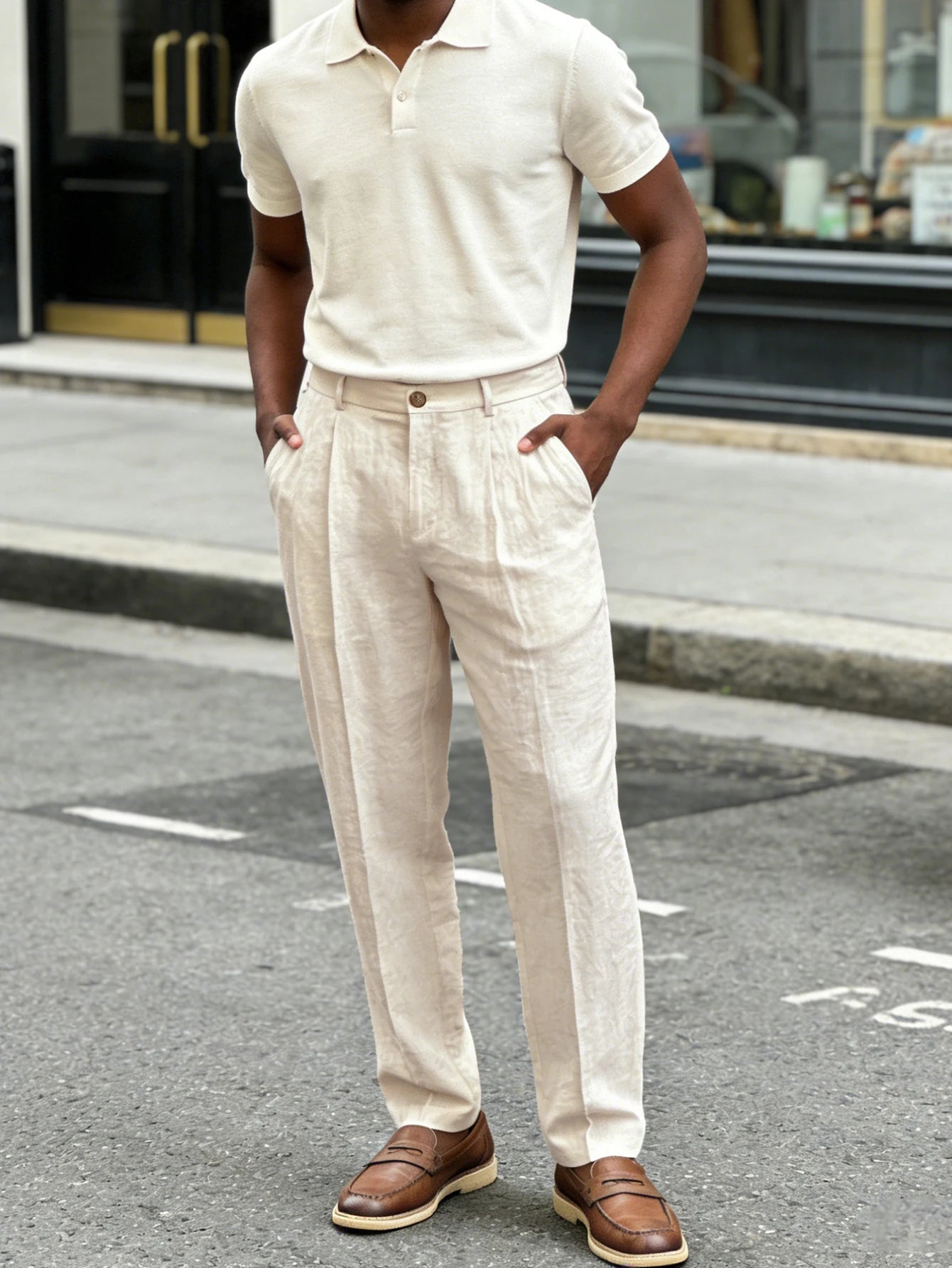 The Amalfi Linen Trouser