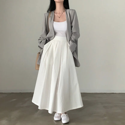The Atelier Pleat Skirt
