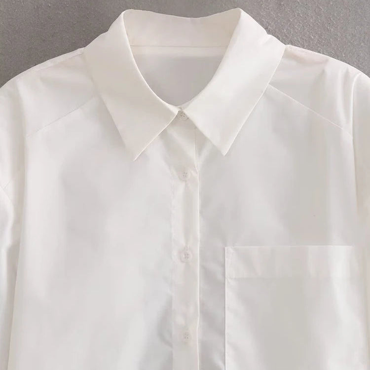 Structured Cutout Shirt