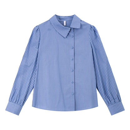 Pinstripe Poet Shirt