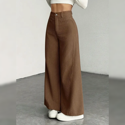 Cocoa Corduroy Wide-Legs