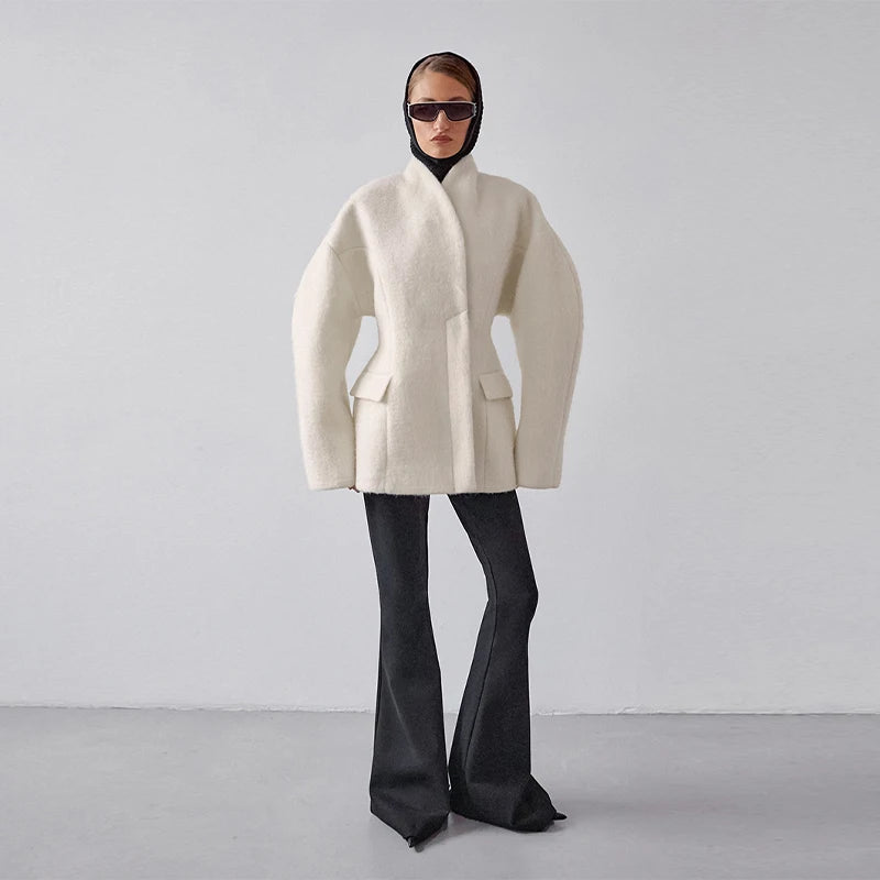 Boucle Wool Coat