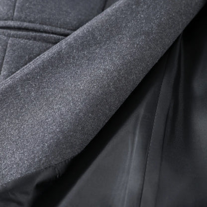 Wrap-Front Wool Suit Set