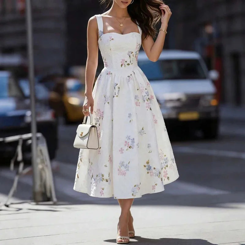Botanical Corset Midi