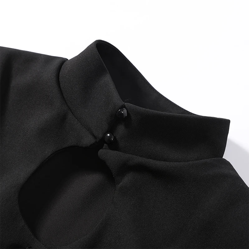 Sculpted Peplum Blouse