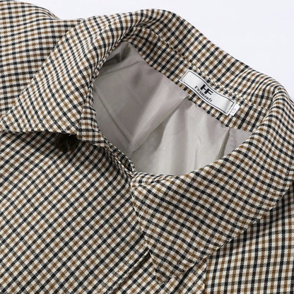 Houndstooth Belted Jacket