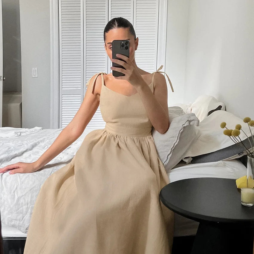 Solstice Linen Midi