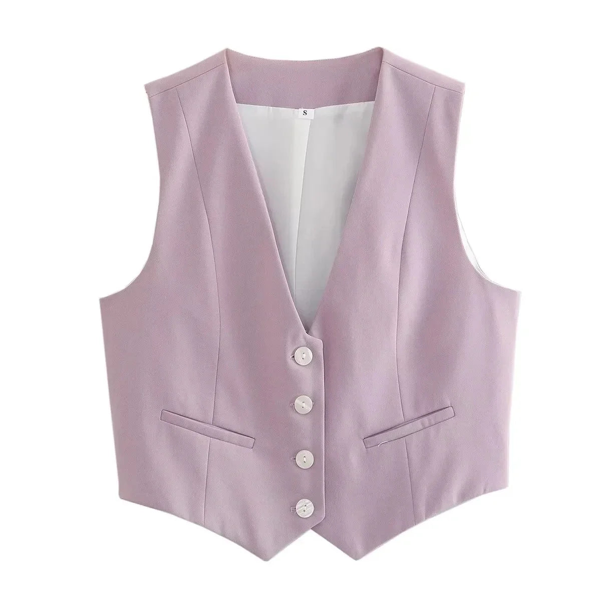 Tailored Crop Vest