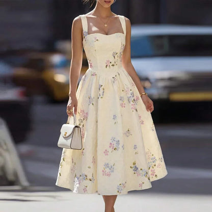 Botanical Corset Midi