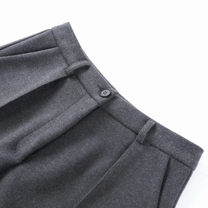 Wrap-Front Wool Suit Set