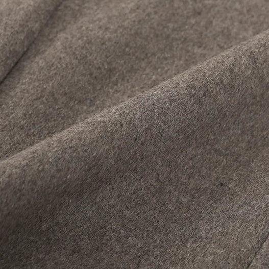 Wool-Blend Double-Breasted Blazer Coat