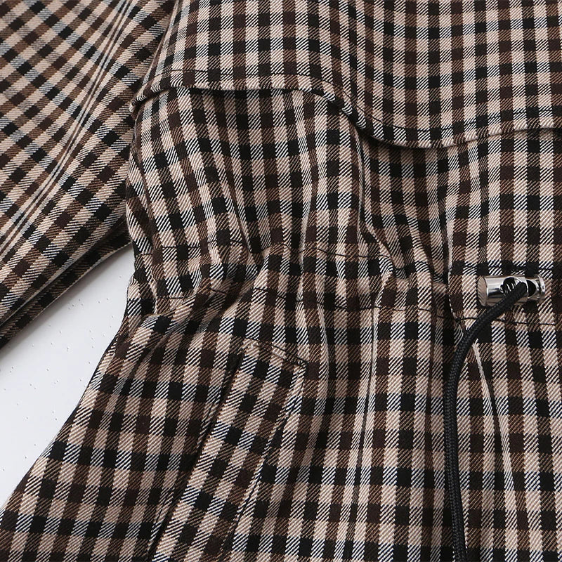 Gingham Cinch Jacket