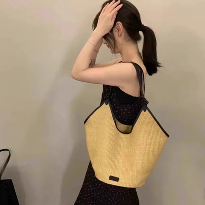 Woven Slouch Tote