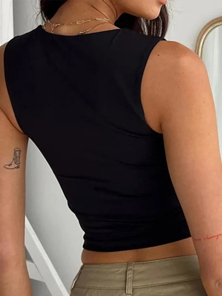The Noir Fitted Tank