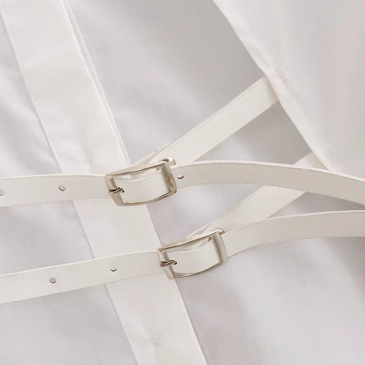 Structured Cutout Shirt