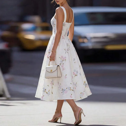 Botanical Corset Midi