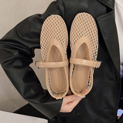 Luna Mesh Mary Janes