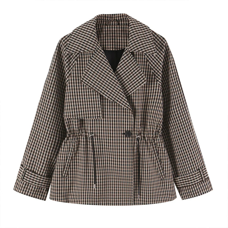 Gingham Cinch Jacket