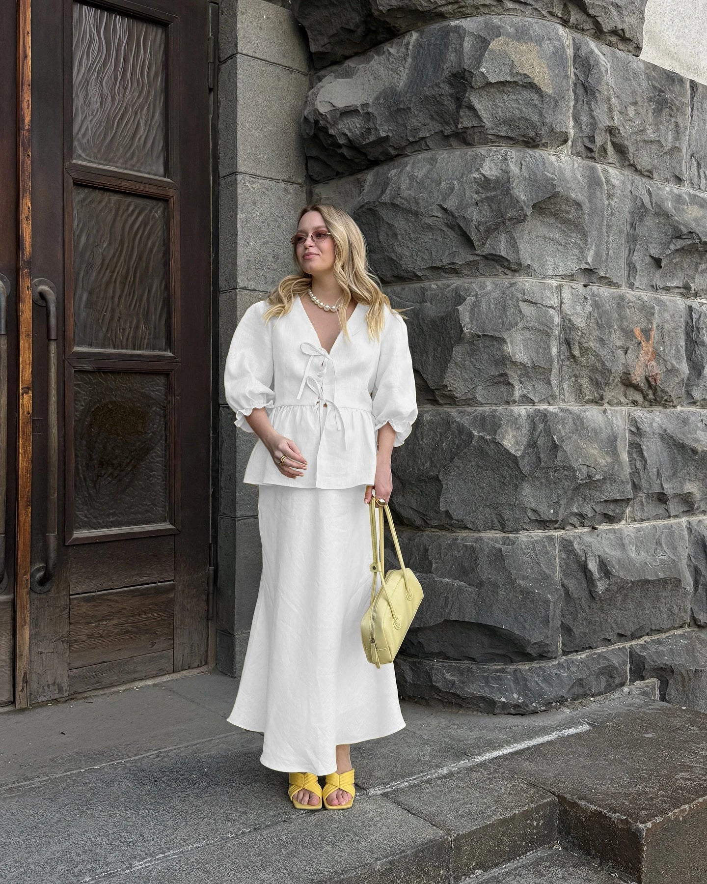The Riviera Peplum Set