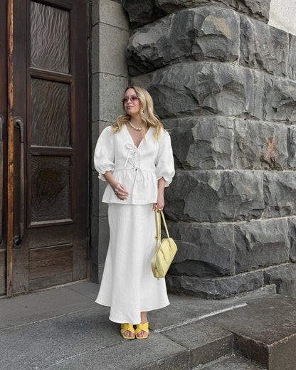 The Riviera Peplum Set
