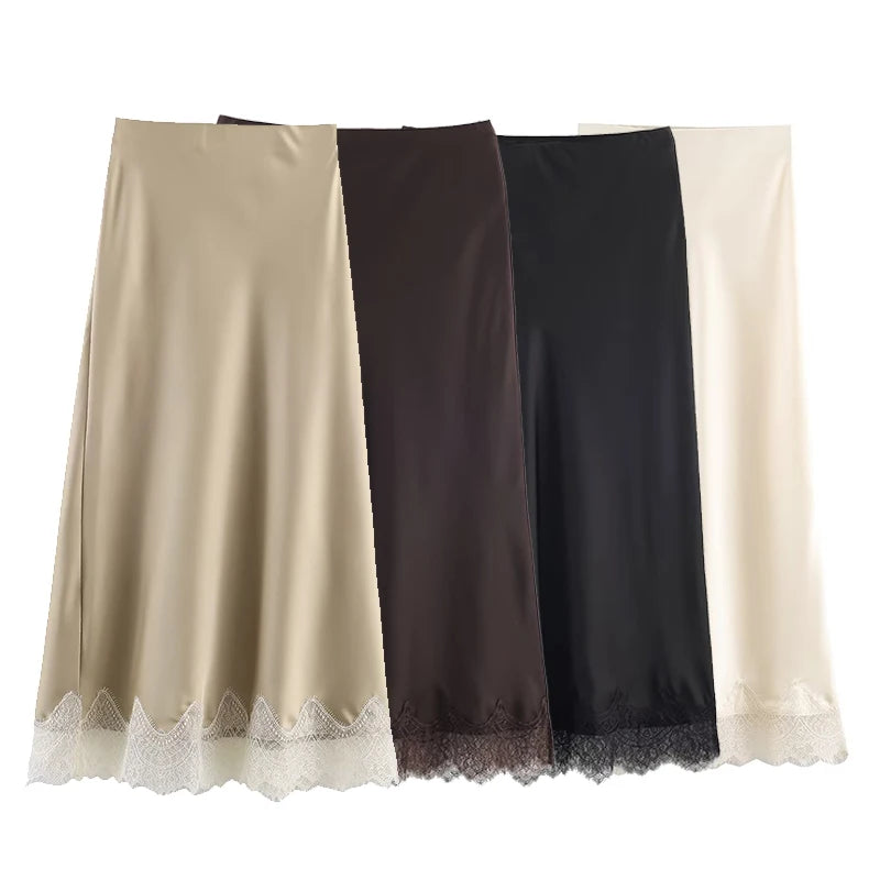 Lucerne Lace Midi Skirt