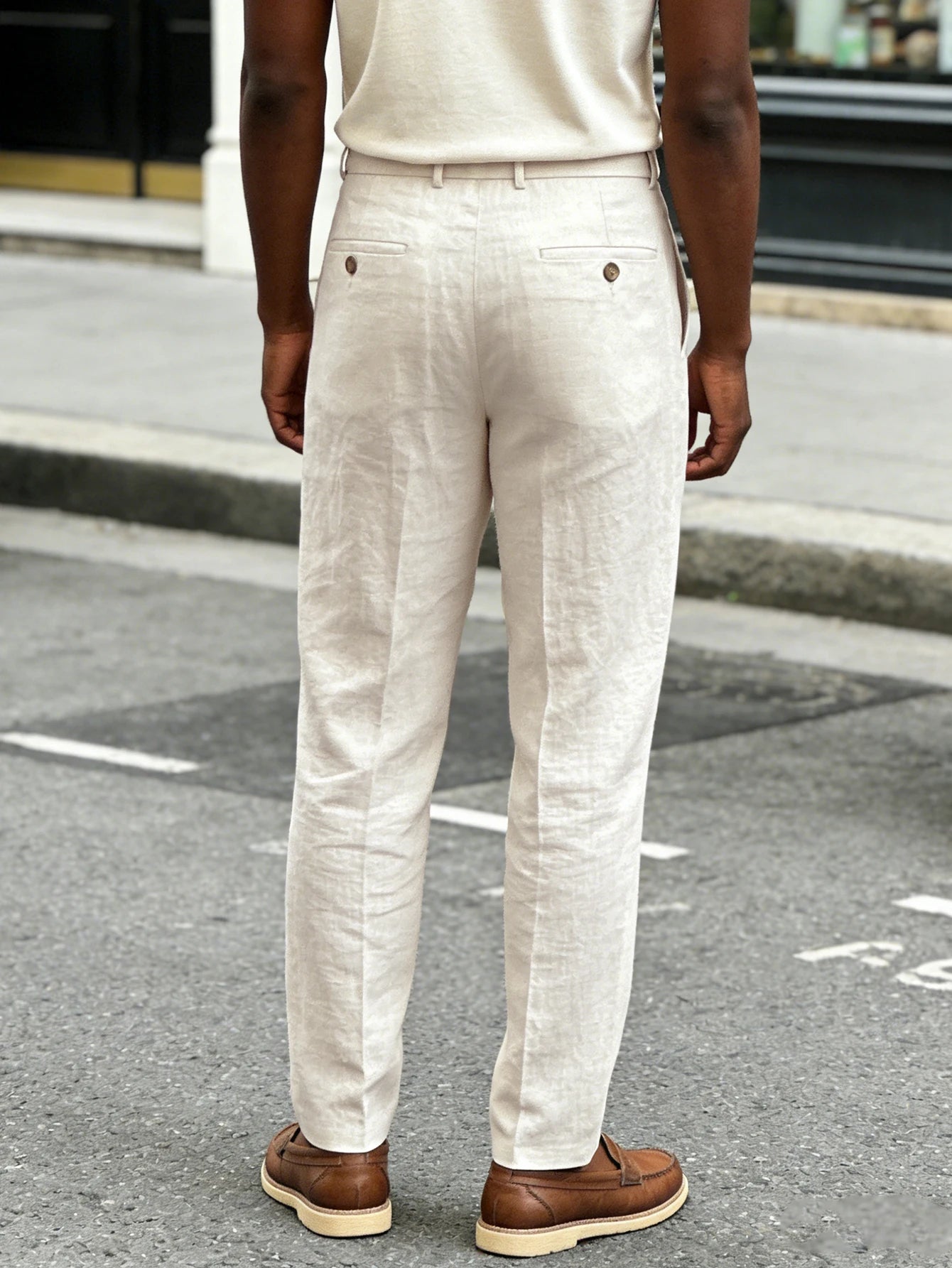 The Amalfi Linen Trouser