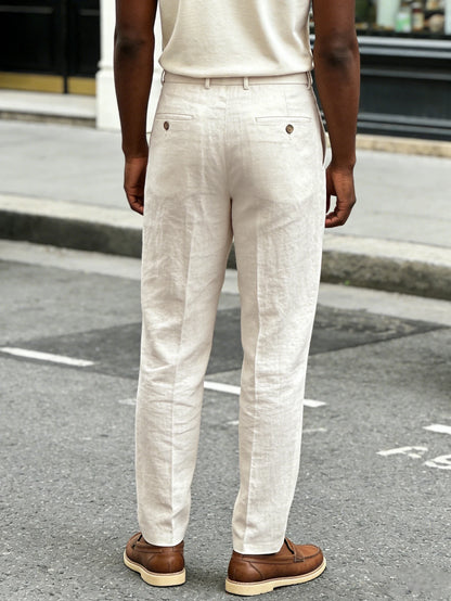 The Amalfi Linen Trouser