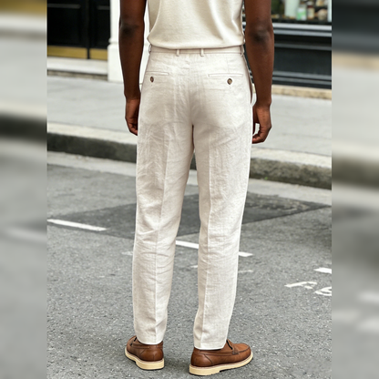 The Amalfi Linen Trouser