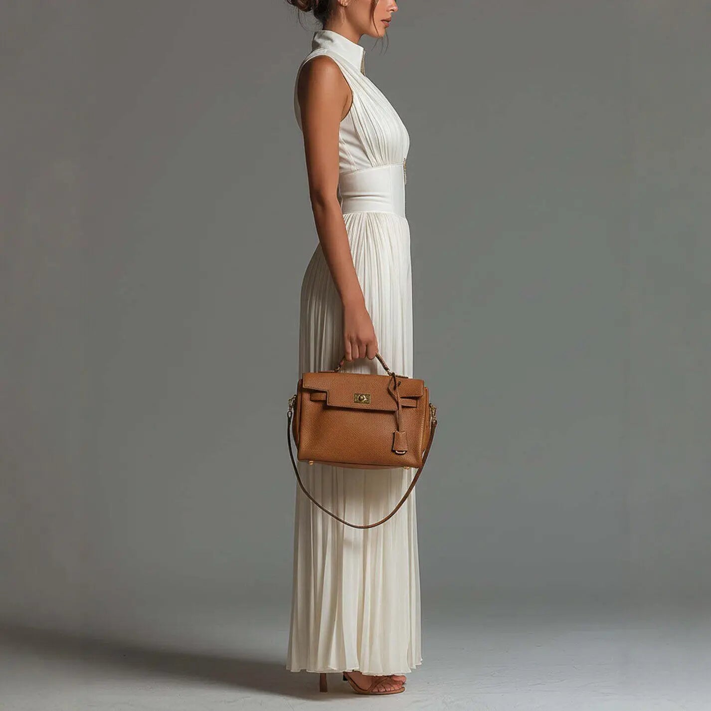 Draped Zip Jumpsuit